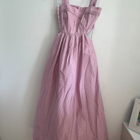 Aje Frequency Cutout Dress in Lilac - Picture 4 of 6